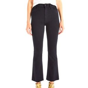 MOTHER denim hustler ankle fray